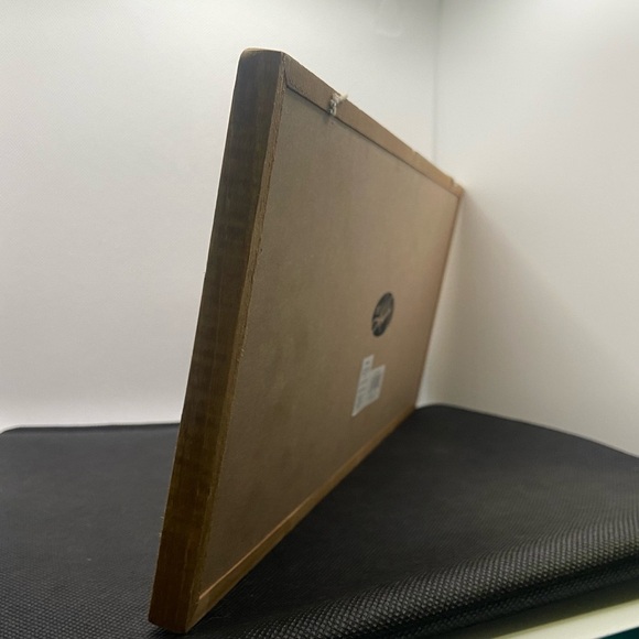 Elegant Fall Festive Purple Velvet Floral Wall Art with Natural Frame - Picture 5 of 5